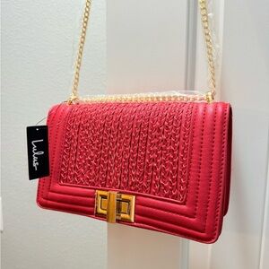 NWT Lulu's Red Crossbody Purse